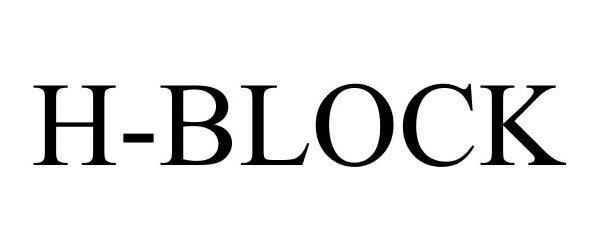 Trademark Logo H-BLOCK
