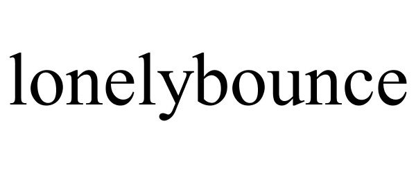 Trademark Logo LONELYBOUNCE