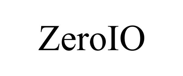 Trademark Logo ZEROIO