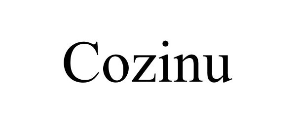 Trademark Logo COZINU