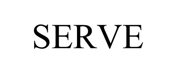 Trademark Logo SERVE