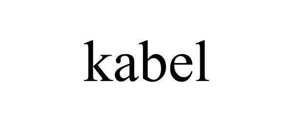 Trademark Logo KABEL
