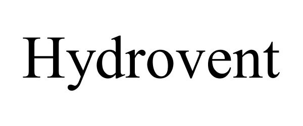 Trademark Logo HYDROVENT