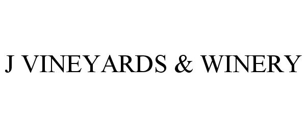 Trademark Logo J VINEYARDS & WINERY
