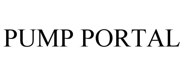 Trademark Logo PUMP PORTAL