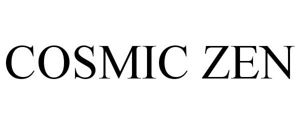 Trademark Logo COSMIC ZEN