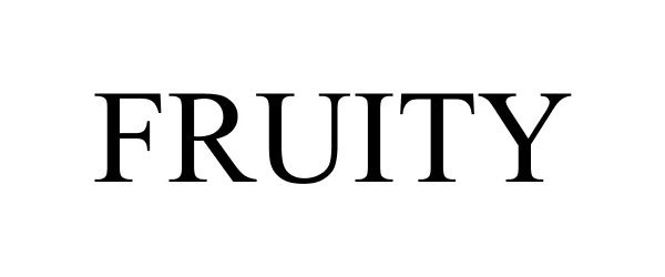 Trademark Logo FRUITY