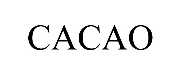 Trademark Logo CACAO