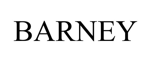 Trademark Logo BARNEY