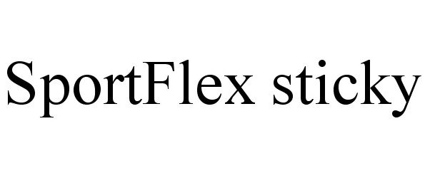  SPORTFLEX STICKY