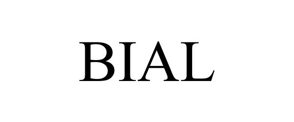 Trademark Logo BIAL