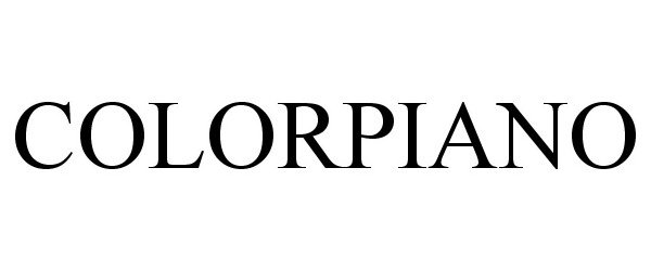 Trademark Logo COLORPIANO