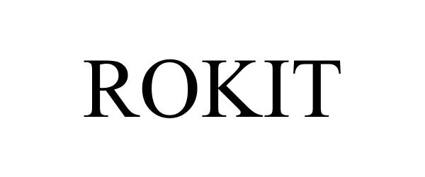 Trademark Logo ROKIT