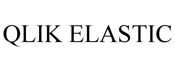 Trademark Logo QLIK ELASTIC