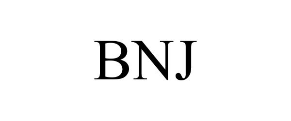 Trademark Logo BNJ