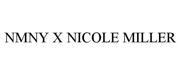  NMNY X NICOLE MILLER