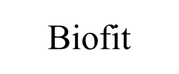 Trademark Logo BIOFIT