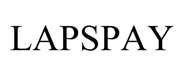 Trademark Logo LAPSPAY