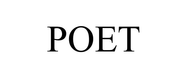 Trademark Logo POET