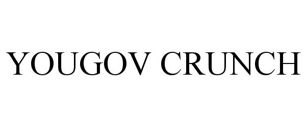 Trademark Logo YOUGOV CRUNCH