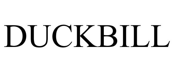 Trademark Logo DUCKBILL