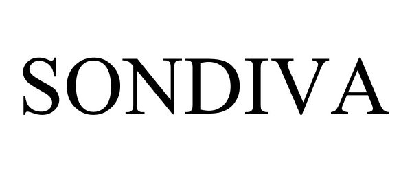 Trademark Logo SONDIVA