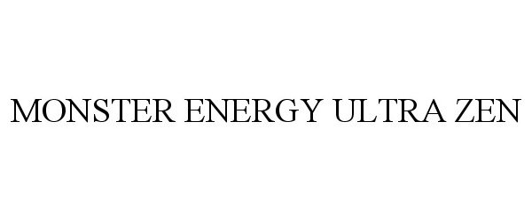  MONSTER ENERGY ULTRA ZEN