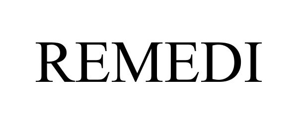 Trademark Logo REMEDI
