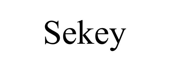 Trademark Logo SEKEY