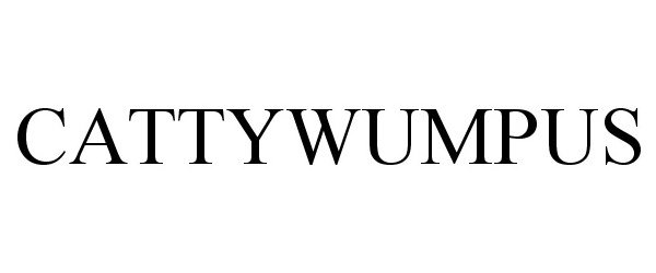 Trademark Logo CATTYWUMPUS