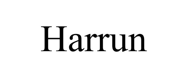 Trademark Logo HARRUN