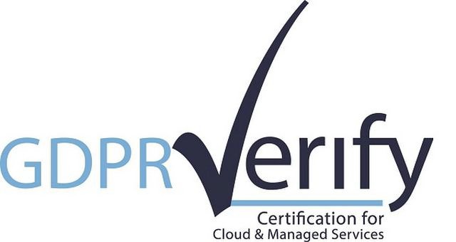  GDPR VERIFY CERTIFICATION FOR CLOUD &amp; MANAGED SERVICES