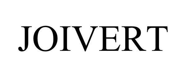 Trademark Logo JOIVERT
