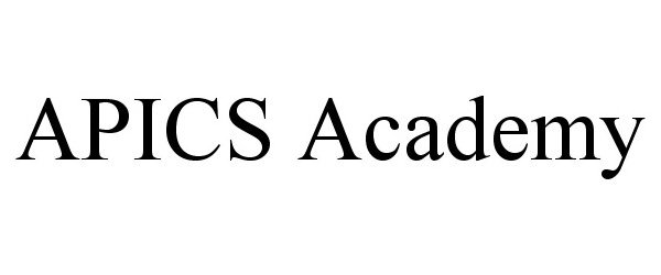  APICS ACADEMY