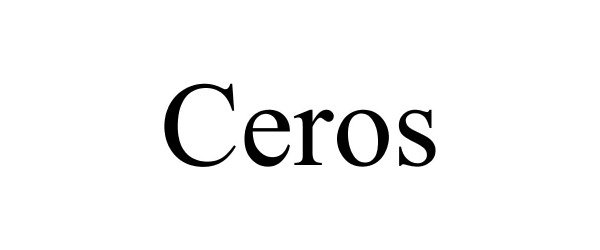 Trademark Logo CEROS