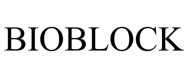 Trademark Logo BIOBLOCK