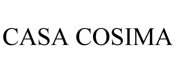  CASA COSIMA