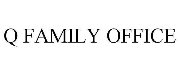 Trademark Logo Q FAMILY OFFICE