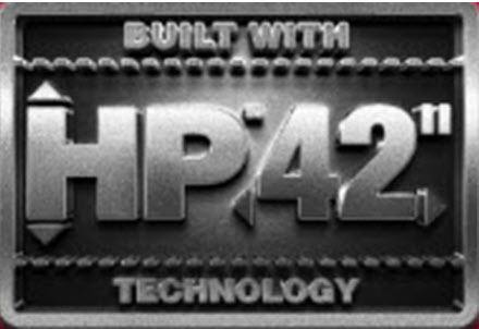 Trademark Logo BUILT WITH HP42" TECHNOLOGY