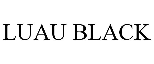  LUAU BLACK