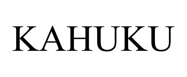  KAHUKU