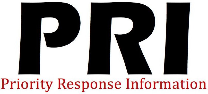 Trademark Logo PRI PRIORITY RESPONSE INFORMATION