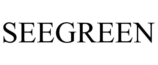 Trademark Logo SEEGREEN