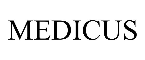 Trademark Logo MEDICUS