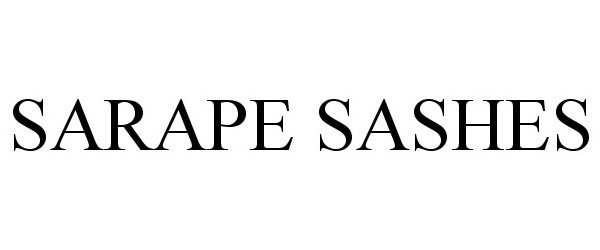  SARAPE SASHES