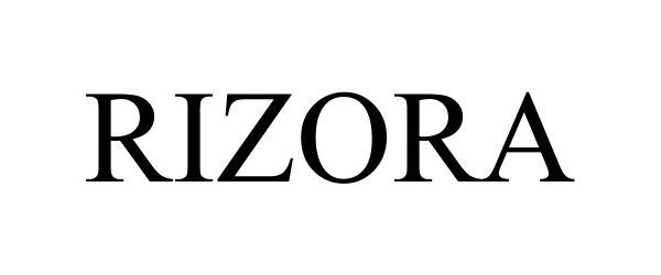 Trademark Logo RIZORA