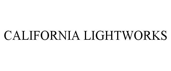 Trademark Logo CALIFORNIA LIGHTWORKS