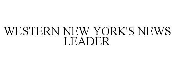  WESTERN NEW YORK'S NEWS LEADER
