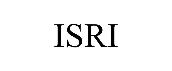 Trademark Logo ISRI