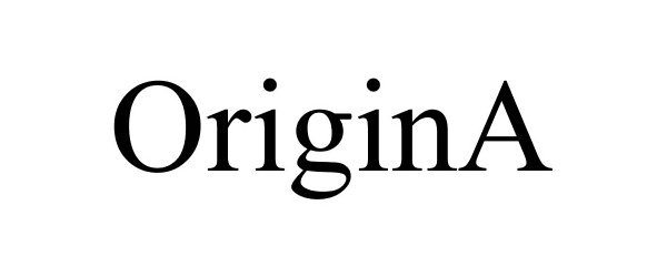 Trademark Logo ORIGINA